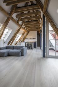 Parketti tammi lankku Moderno UV oil Seashell